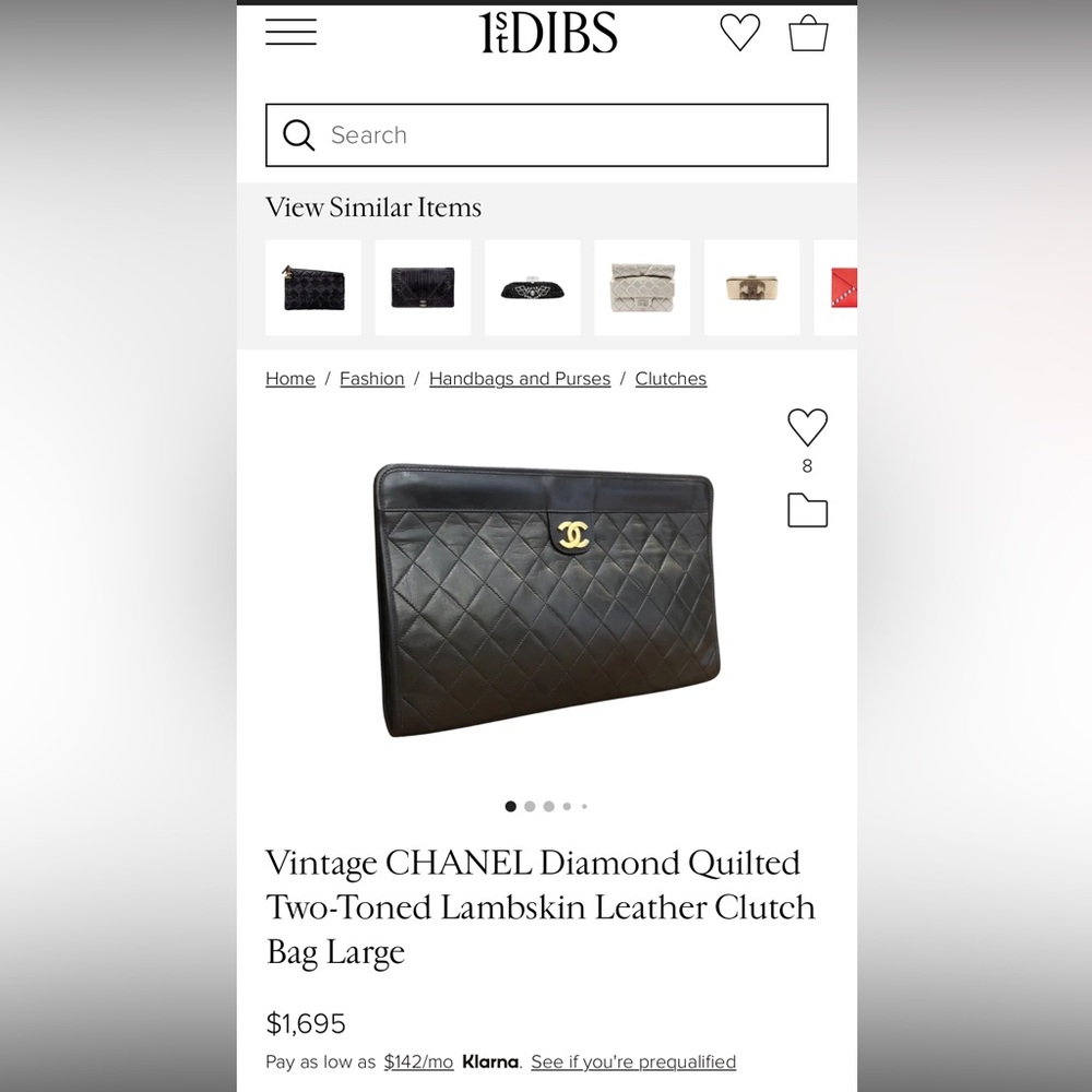 Sold!!🔥 Chanel Clutch W/ Chain - Picture 14 of 15